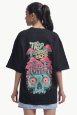 Trip Grows Here - Unisex Terry Oversized Tee