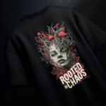 Rooted In Chaos - Unisex Terry Oversized Tee
