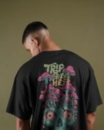 Trip Grows Here - Unisex Terry Oversized Tee