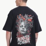 Rooted In Chaos - Unisex Terry Oversized Tee