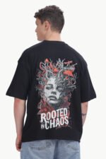 Rooted In Chaos - Unisex Terry Oversized Tee